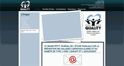 Desktop Screenshot of etudequalitystudy.ca